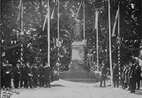 Foto Einweihung Friedensdenkmal