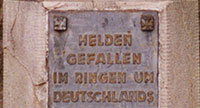 Foto der Inschrift