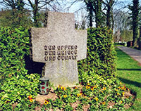 Gedenkstein auf dem Friedhof Mecklenbeck