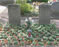 Doppelgrab für zwei Soldaten