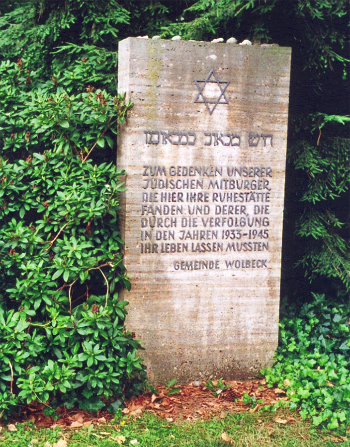 Stadt Münster: Stadtarchiv - Erinnern im öffentlichen Raum - Erinnern nach  1945 - Gedenken an Wolbecker Juden