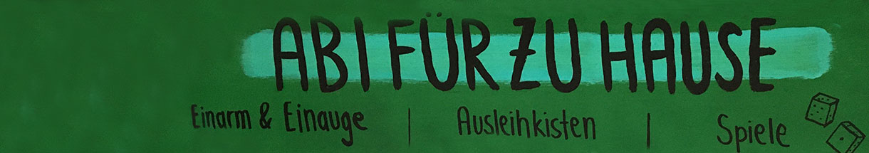 Schild mit Aufschrift: ABI für zu Hause