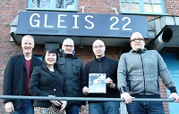 Michael Geringhoff, Anna Pohl, Heinz Paschert, Manfred Kauling und Frank Dietrich (v.l.) freuen sich über das Double. Foto