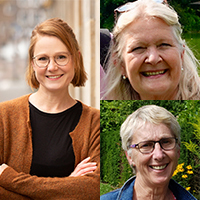 Bildcollage mit drei Porträtfotos der Referentinnen