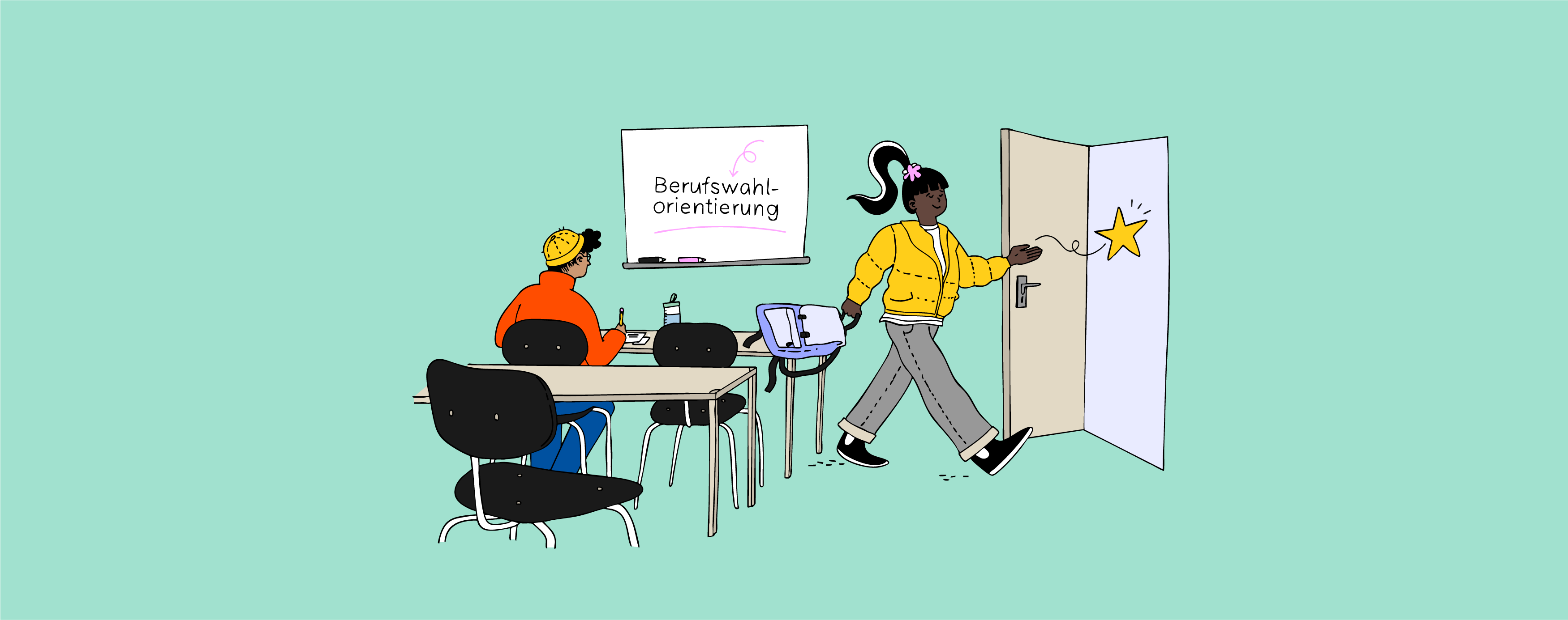 Illustration: Klassenzimmer