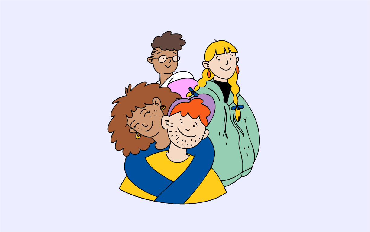 Illustratuin: Jugendliche