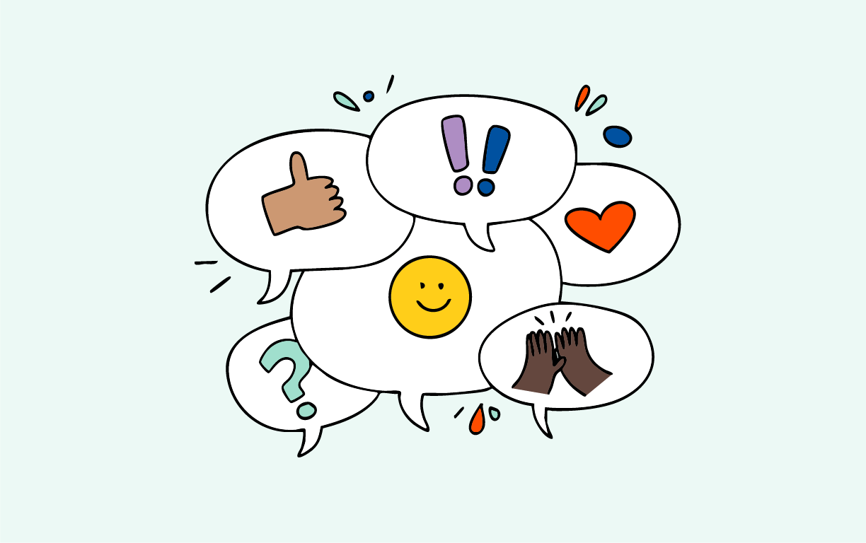 Illustration: Sprechblasen