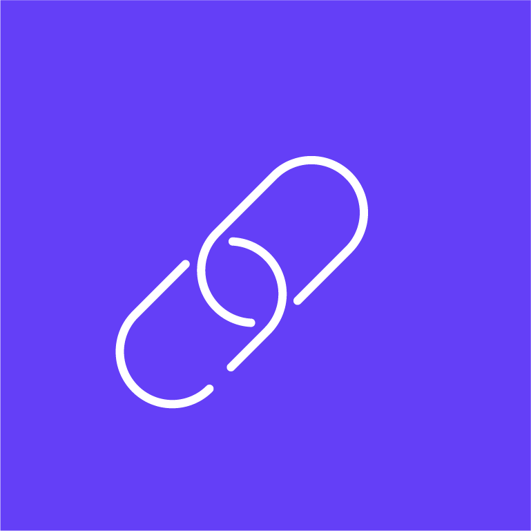 Icon zweier ineinander verschlungener Ovale