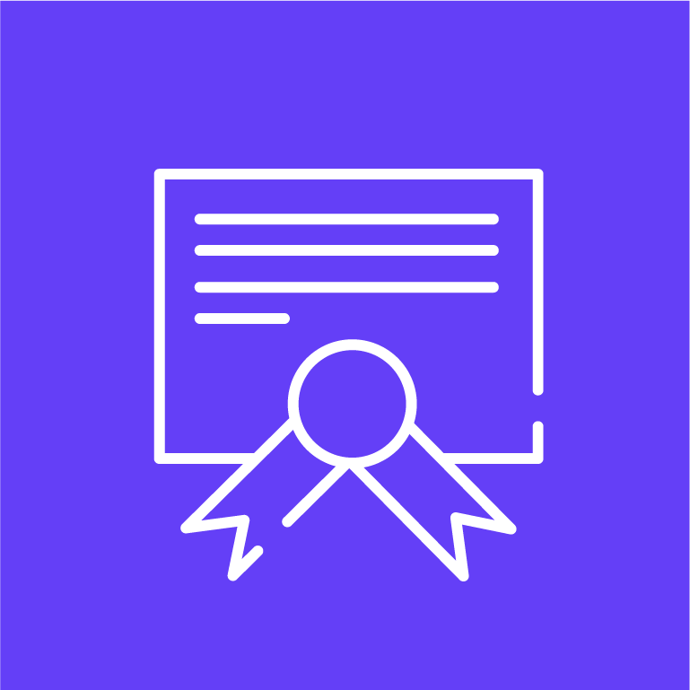 Icon eines Zertifikats