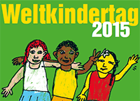 Weltkindertag 2015 Plakatausschnitt mit Logo