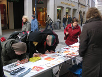 Infostand in der Ludgeristraße