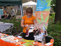 Infostand beim Pfarrfest in Hiltrup