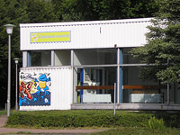Außenansicht des Bürgerbads Handorf Außenansicht des Bürgerbads Handorf