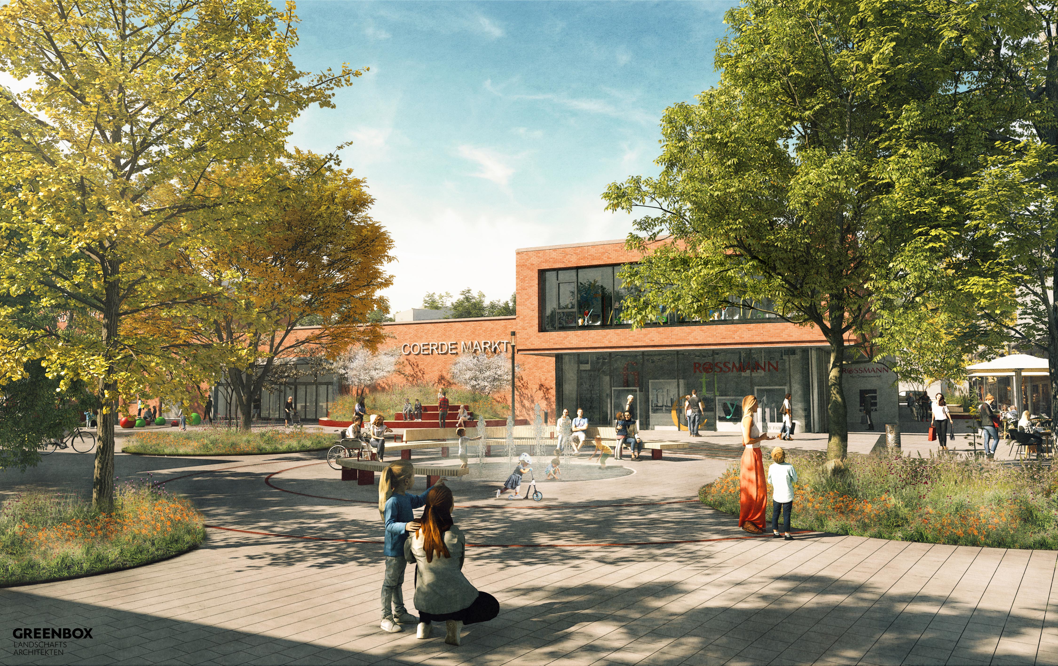 Visualisierung vom neuen Hamannplatz