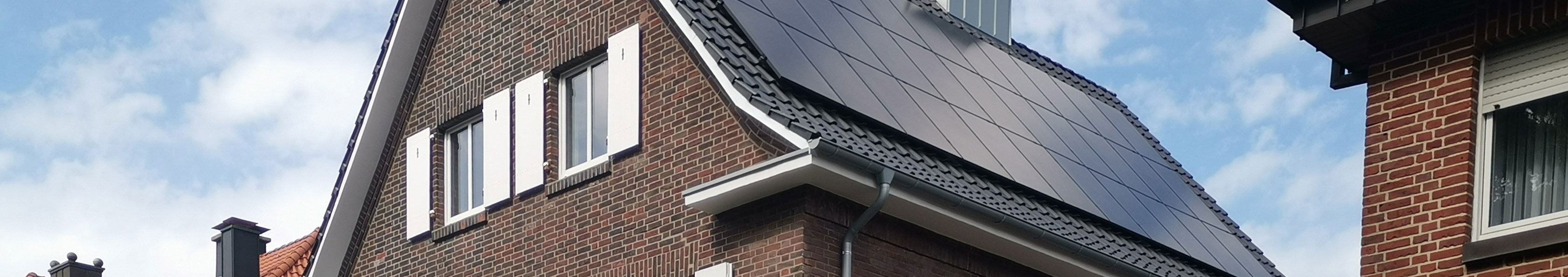 Solaranlage auf einem Hausdach