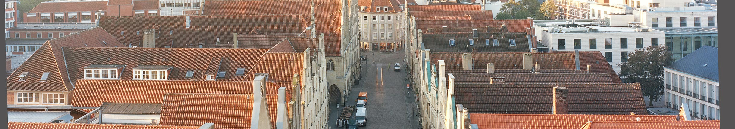 Blick auf die Dächer des Prinzipalmarkts