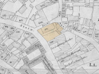 Ausschnitt aus dem Plan der Stadt Münster aus dem Jahr 1862