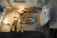 Ausgrabungen im Westchor des Doms 2012