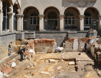 Ausgrabungen auf dem Gelände des ehemaligen Klosters Marienthal
