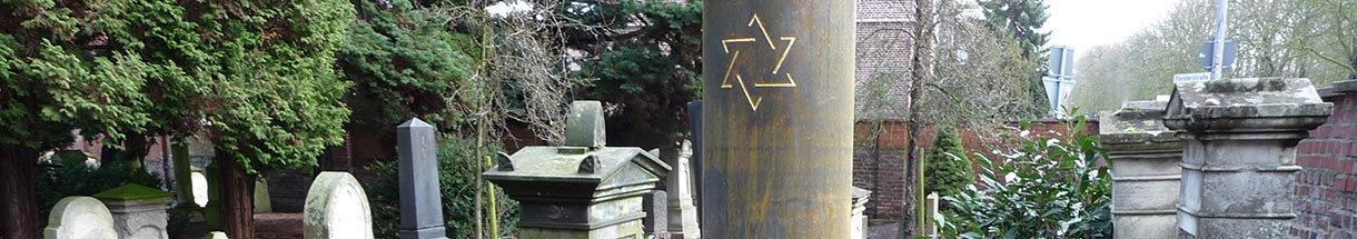 Blick auf den jüdischen Friedhof