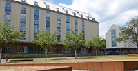 Außenansicht des Speichergebäudes