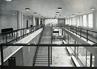 Blick ins Treppenhaus im Stadthaus 1