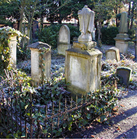 Jüdische Friedhof an der Einsteinstraße