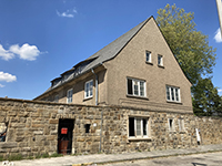 Das Torhaus auf der ehemaligen Oxford-Kaserne