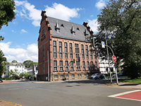 Das Magazingebäude des Staatsarchivs