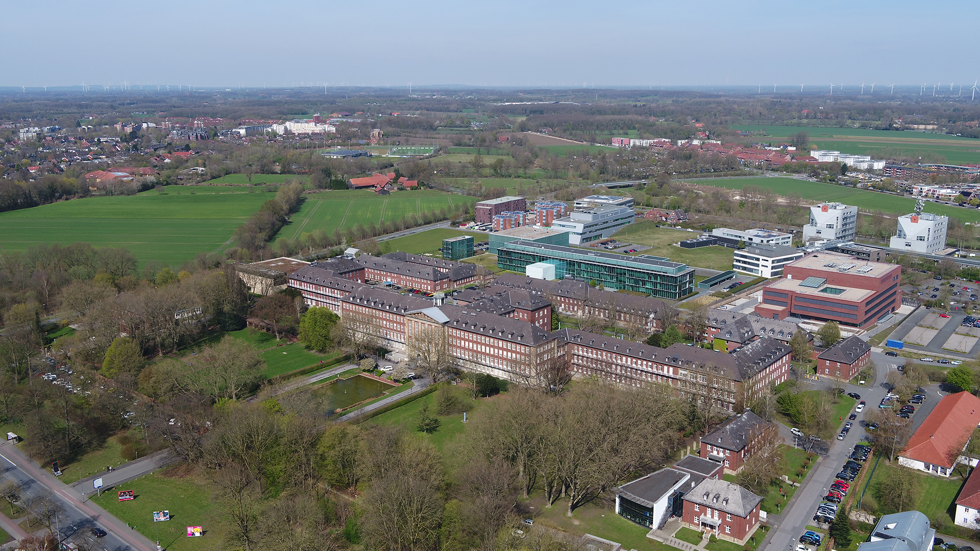 Luftbild Münster Modell Quartiere 1 und 2