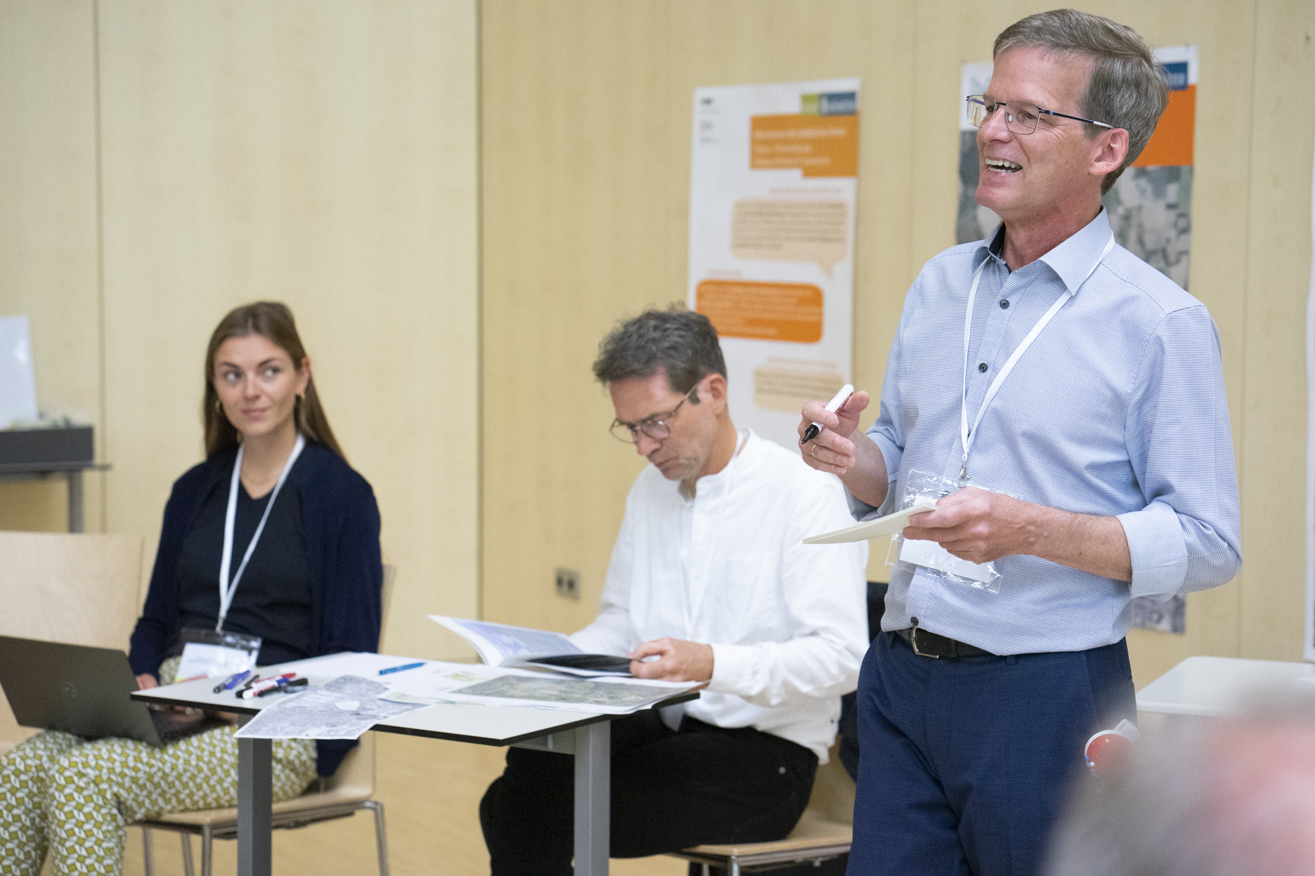 Moderator des Teams 2 "Urbanes Arbeiten & Innovation" Dr. Wolfgang Haensch 