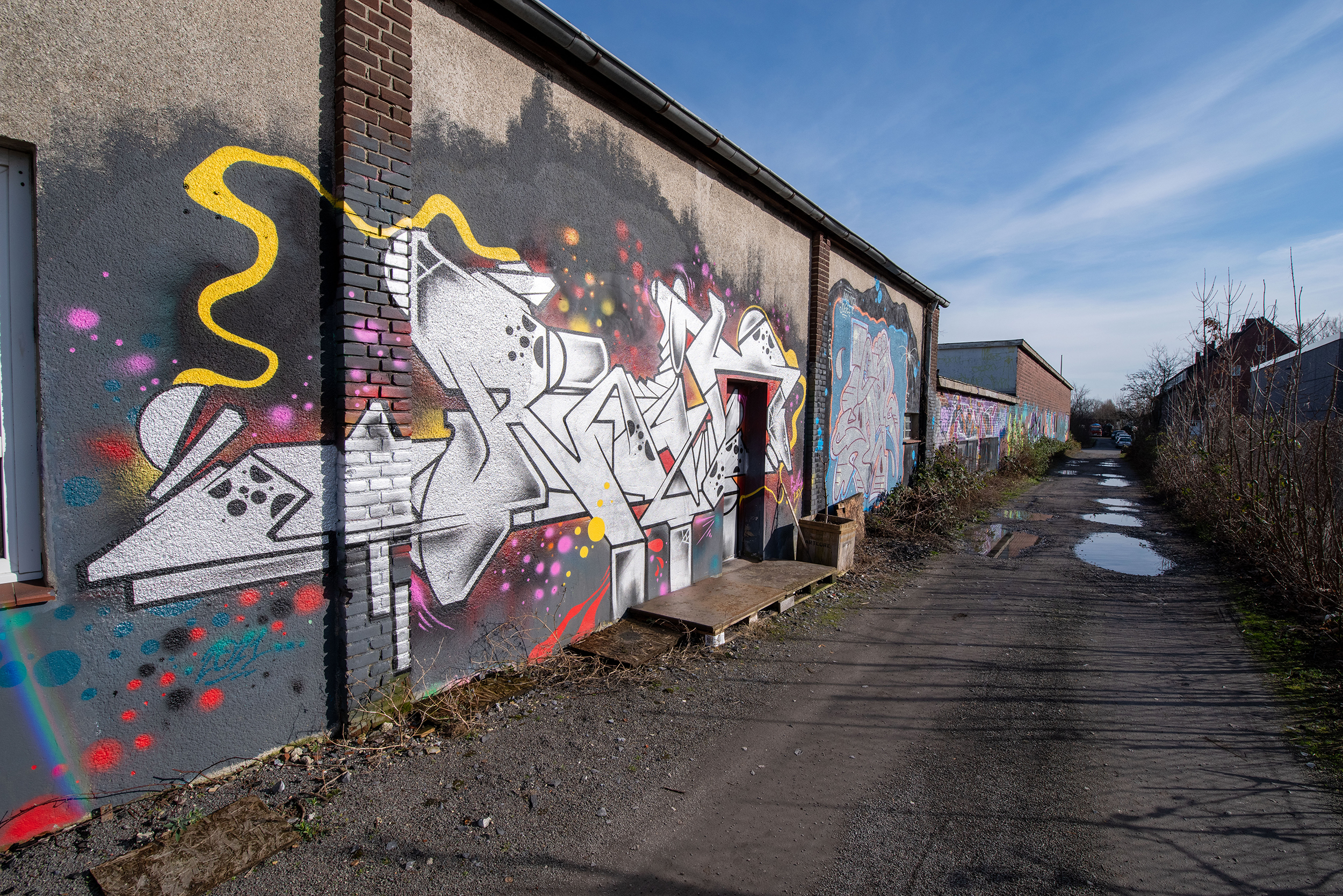 Grafittikunst am Dortmund-Ems-Kanal