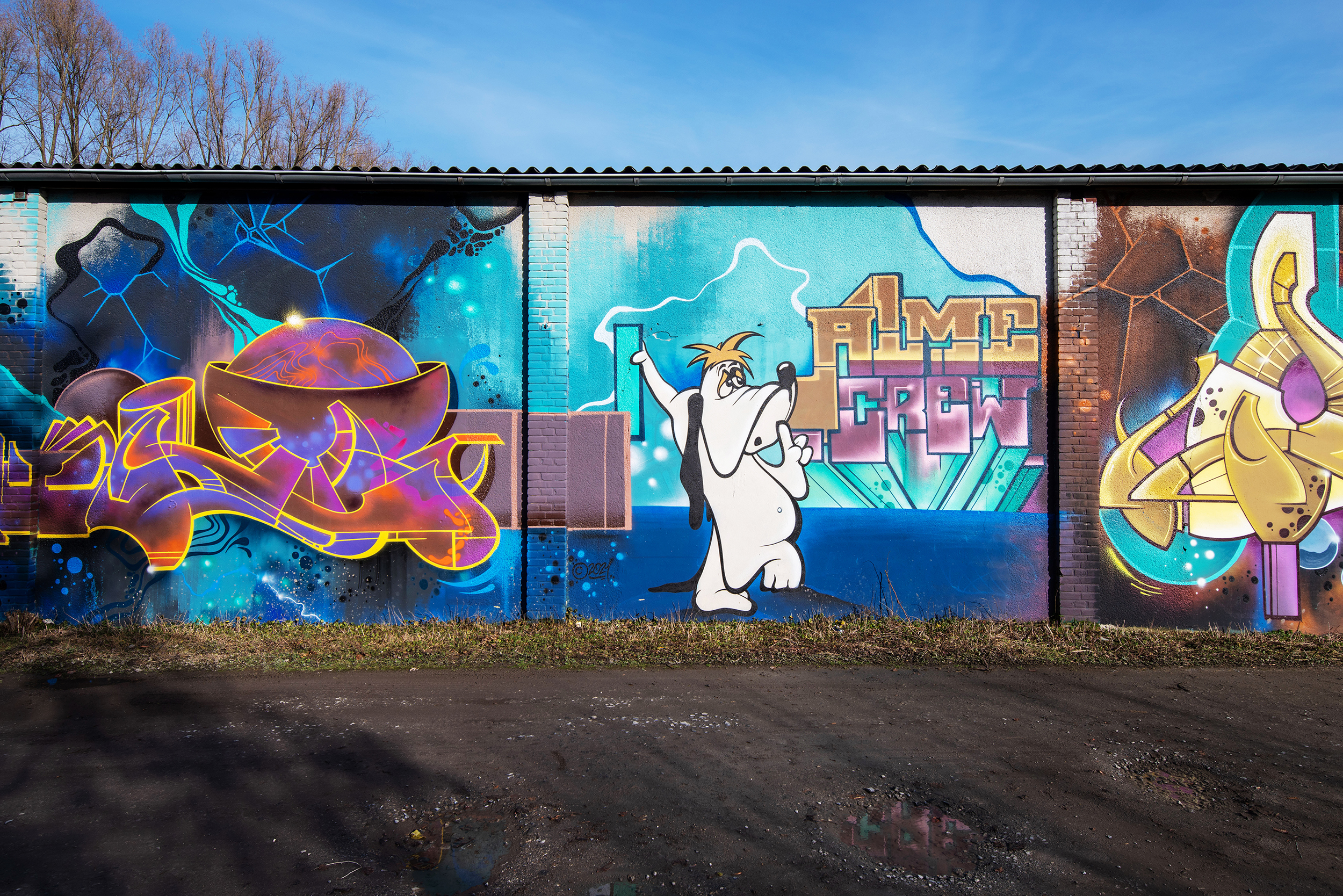 Grafittikunst am Dortmund-Ems-Kanal
