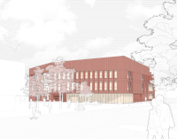 Entwurf für das neue Stadtteilhaus