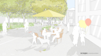 Visualisierung: scape Architekten Die bestehende Gremmendorfer Meile wird neugestaltet als Boulevard.
