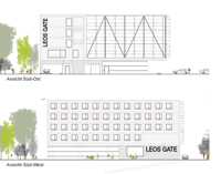 Verkleinerung der Ansichten der Baukörper - Bauliche Gestaltung: Bolles+Wilson, Hafenweg 16, 48155 Münster