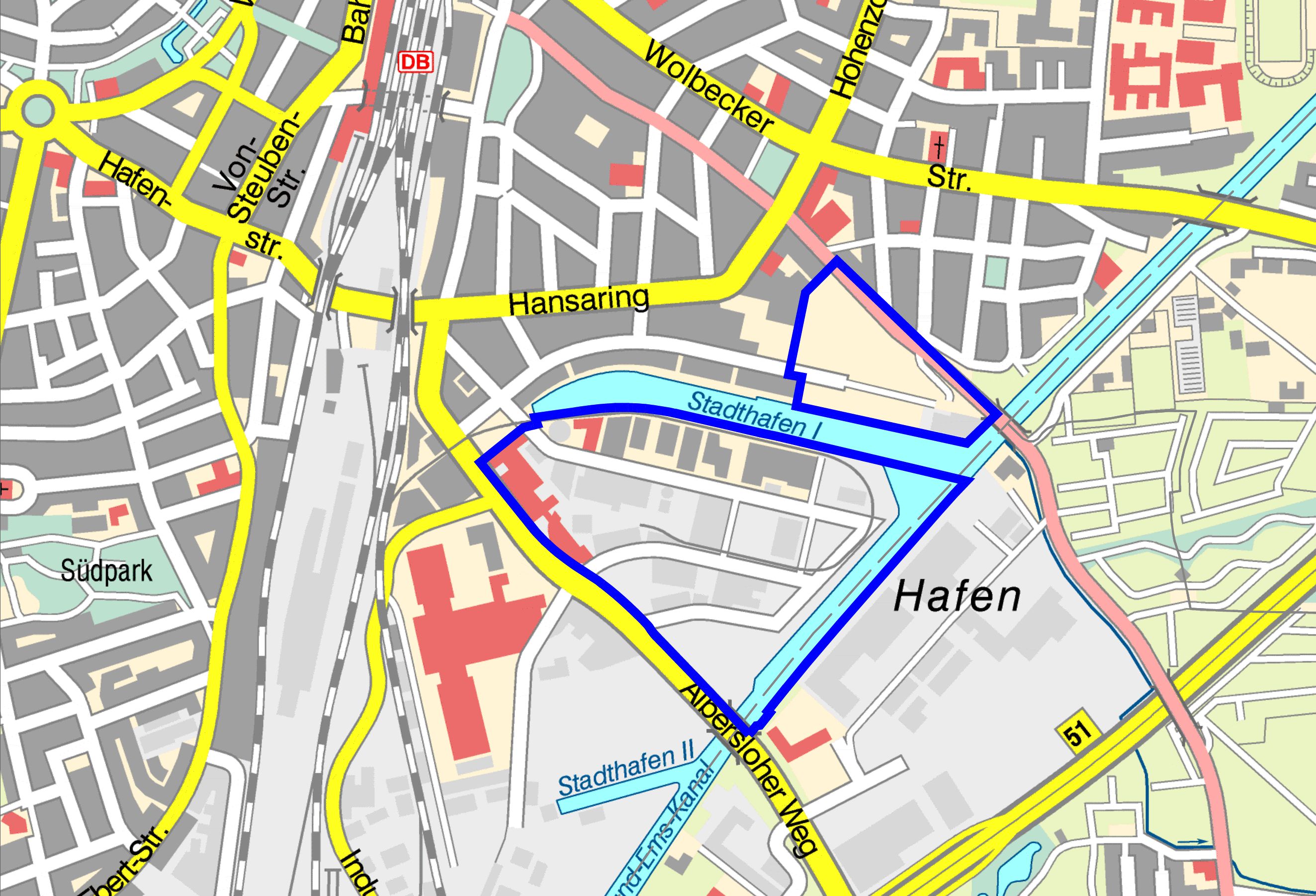 Bauleitpläne im Bereich des Stadthafens I