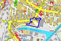 Bereich der 97. Änderung des Flächennutzungsplans Stadtplanausschnitt mit dem Bereich der 97. Änderung des Flächennutzungsplans