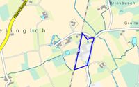 Stadtplanausschnitt mit dem Bereich des Bebauungsplans