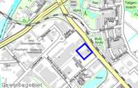 Stadtplanausschnitt mit dem Bereich der Flächennutzungsplanänderung Stadtplanausschnitt mit dem Bereich der Flächennutzungsplanänderung