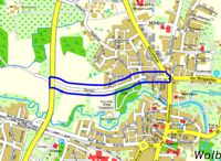 Stadtplanausschnitt Stadtplanausschnitt mit Plangebiet