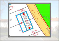 Illustration: Bebauungsplan-Ausschnitt
