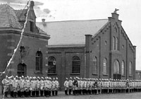 Die Reiterkaserne um 1901 (Bild aus der Sammlung Wolfgang Hanne)