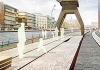 Entwurf für die Kaiflächen auf der Südseite von scape Landschaftsarchitekten Entwurf für die Südseite
