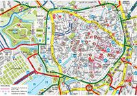 Ausschnitt aus dem Fahrradstadtplan