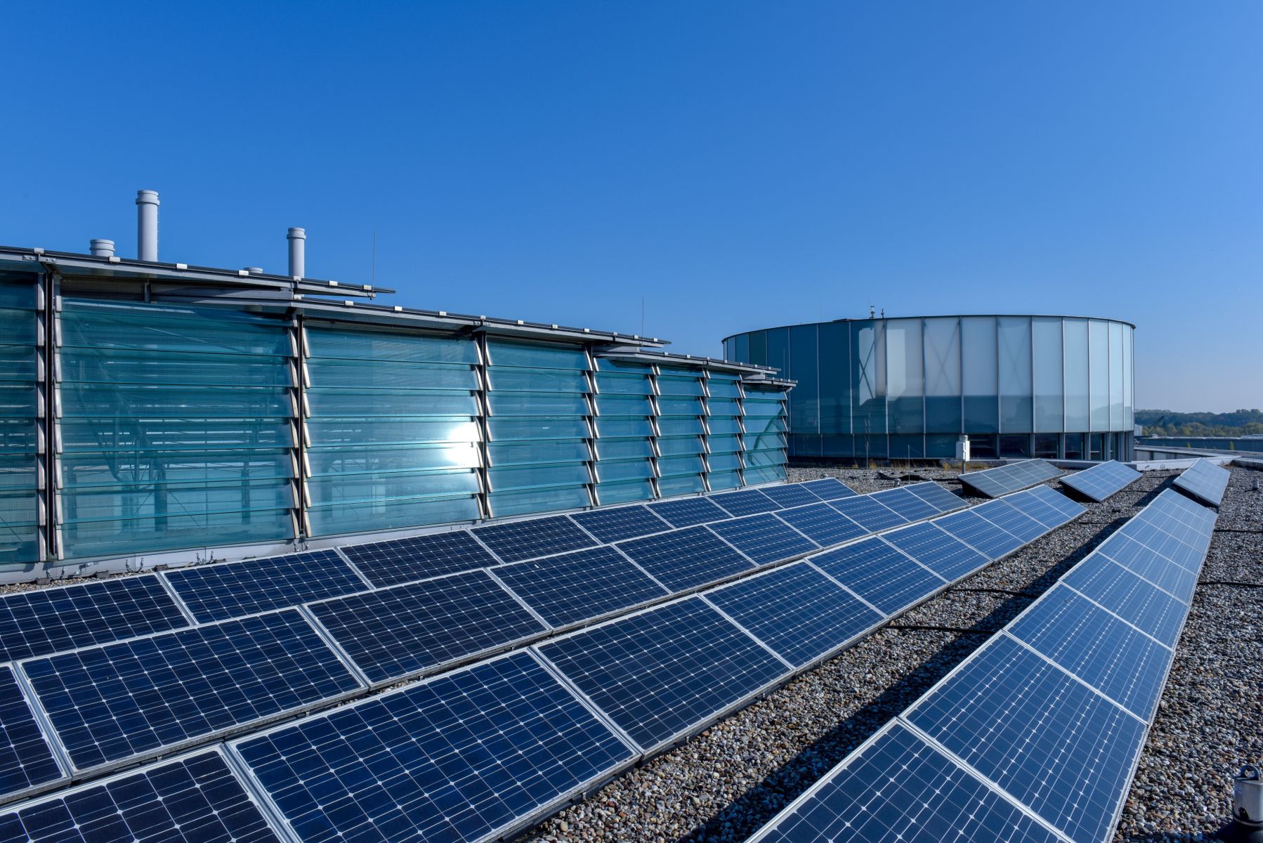 Bild einer Solaranlage