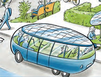 Ein Bus (Bild: Die Zeichner) Grafik: Ein Bus (Bild: Die Zeichner)