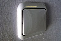 Das Bild eines Lichtschalters.