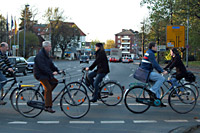 Bild von Fahrradfahrern in Münster.