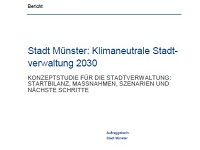 Deckblatt der Konzeptstudie Klimaneutrale Stadtverwaltung